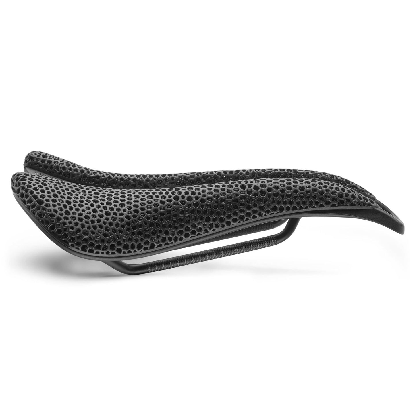 SMP EVO 3D Saddle Trilhos em aço inoxidável Preto
