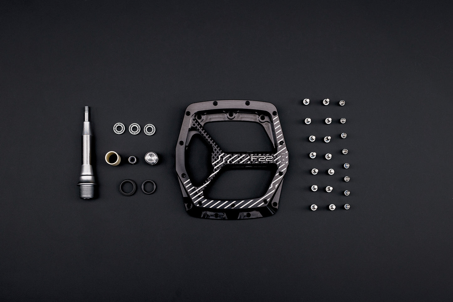 Pedais planos HOPE F22 Preto