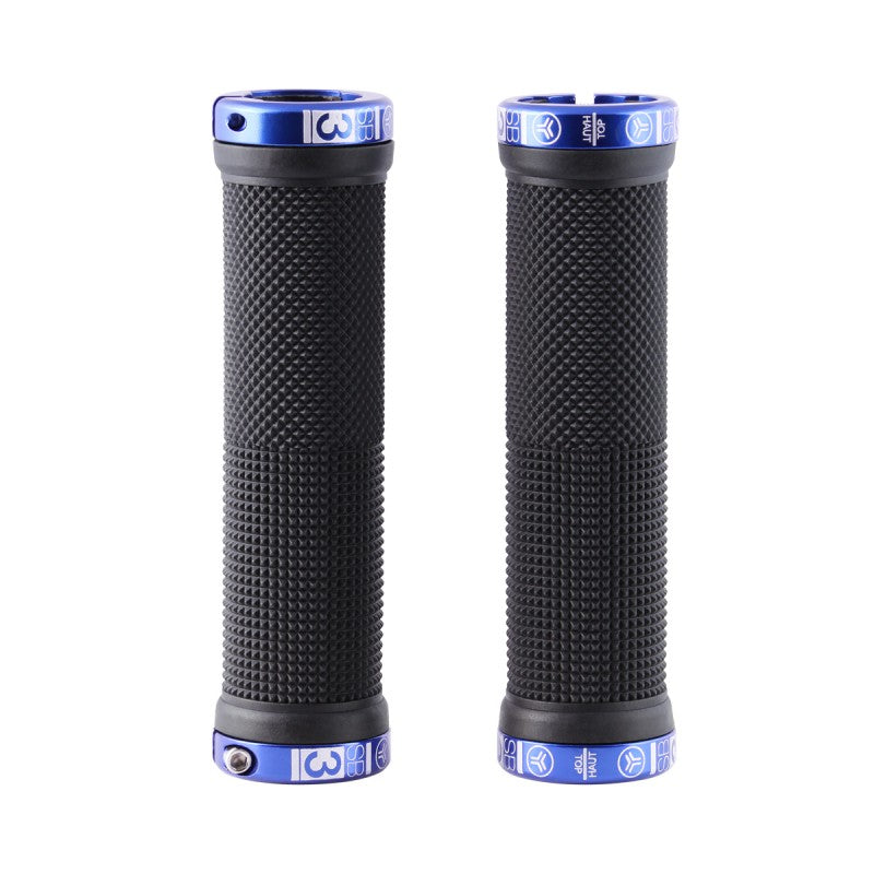 SB3 KHEOPS Lock-On 129 mm Punhos pretos/azuis