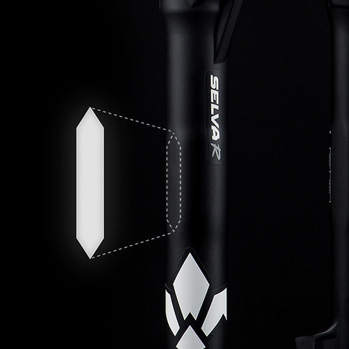 FORMULA SELVA R Air 27.5" eixo 15x110mm Boost Ultraviolet fork
