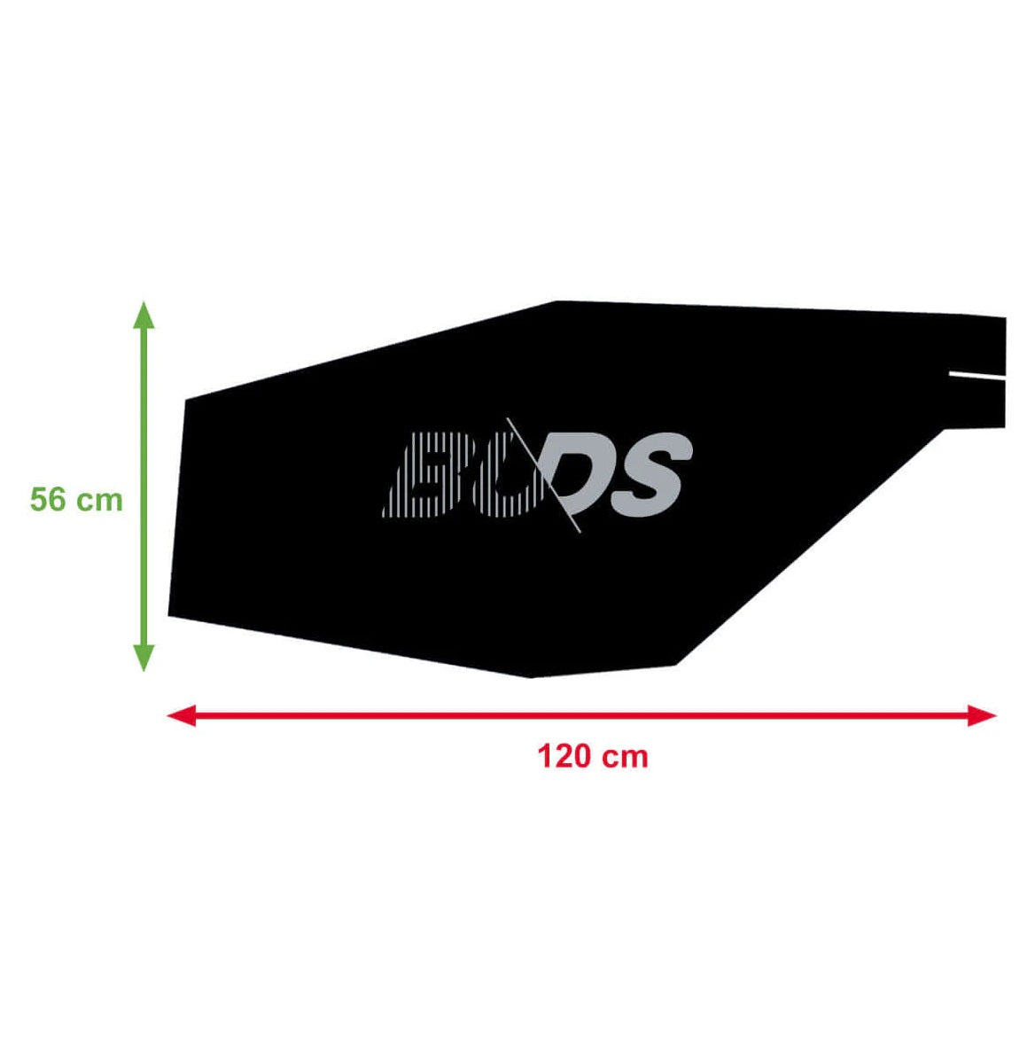 BUDS FRAME PROTECT MAXI Capa protetora integral para quadro de bicicleta de estrada/montanha Preto