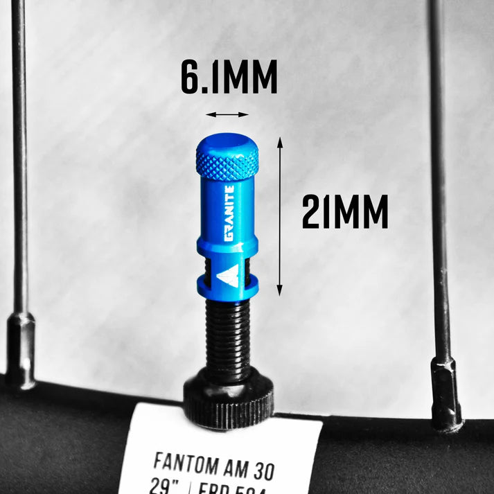 GRANITE DESIGN JUICY NIPPLE Removedor de tampas de válvulas (x2) Azul