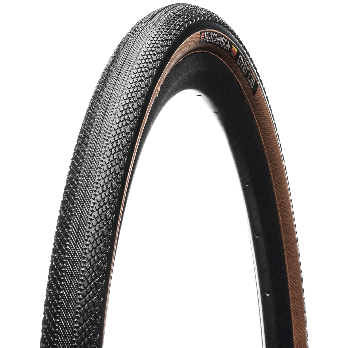 Pneu HUTCHINSON OVERIDE 700x40c Hardskin Tubeless Ready Preto/Bege
