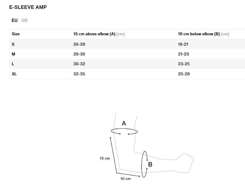 Cotoveleiras ION E-SLEEVE AMP Preto