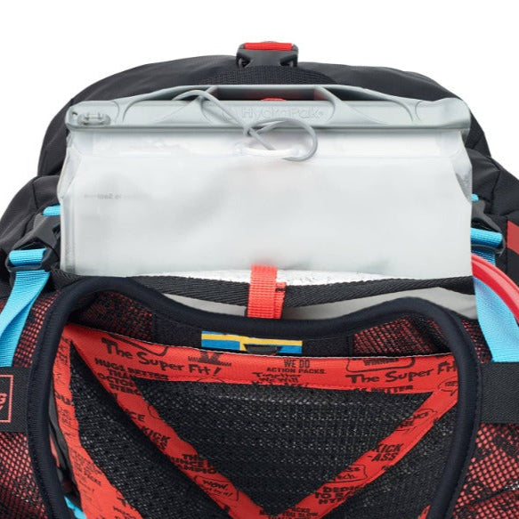 Mochila USWE HAJKER 18 L Preto/Vermelho