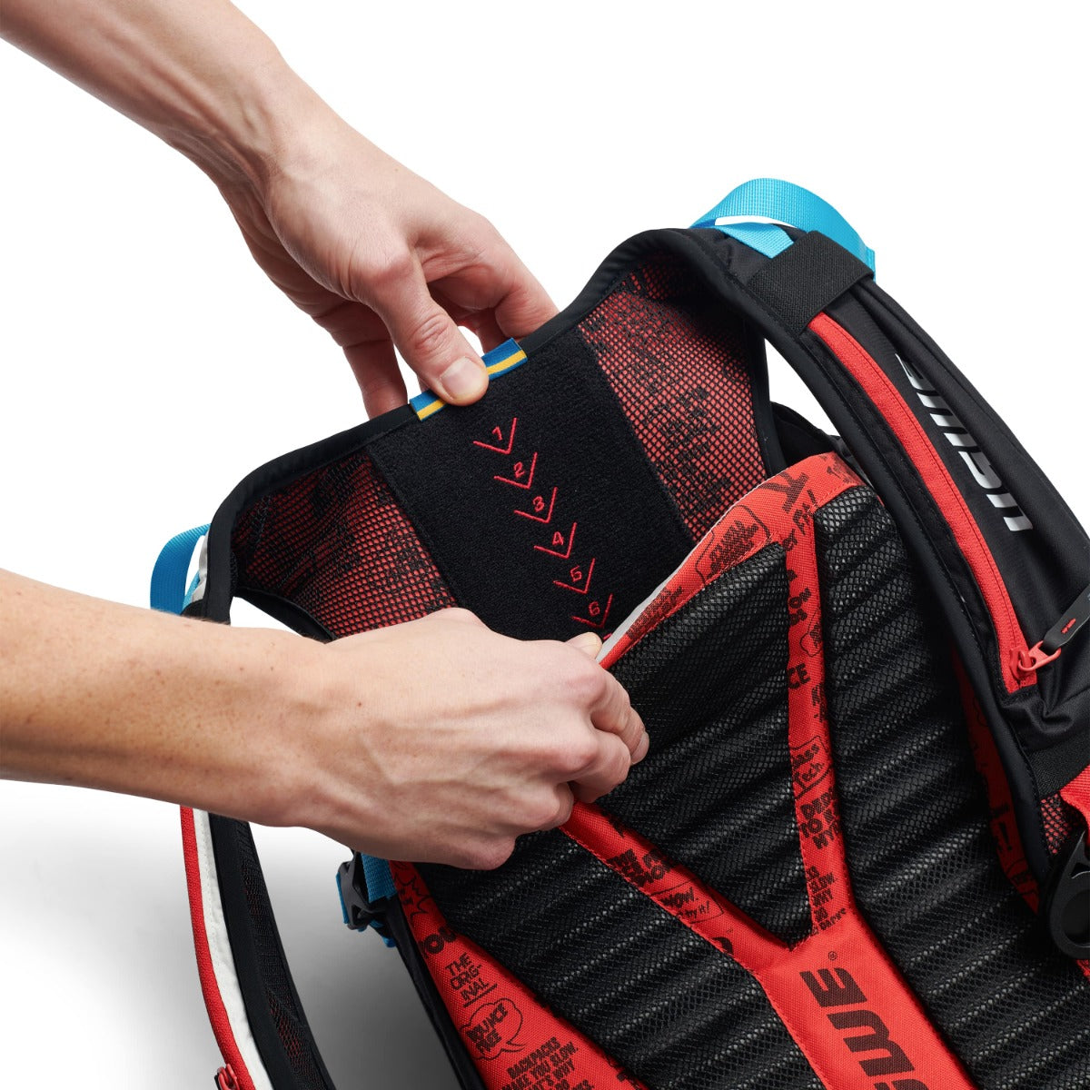 Mochila USWE HAJKER 18 L Preto/Vermelho