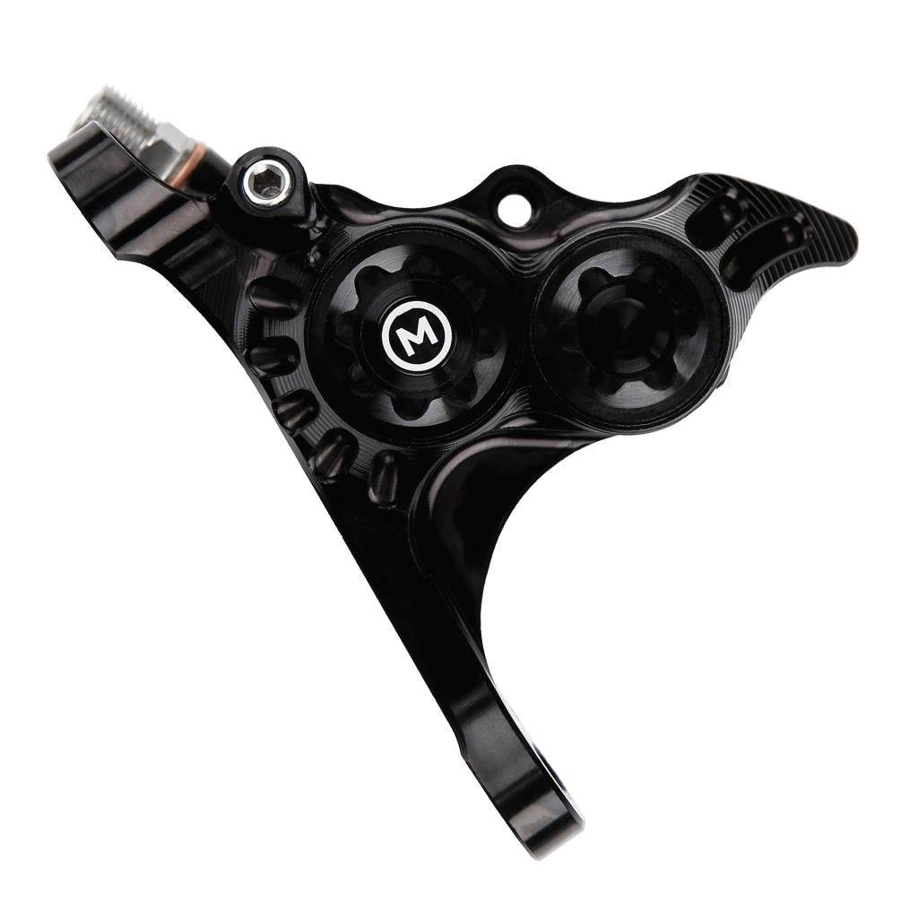 Pinça de travão dianteira hidráulica HOPE RX4+ FM (+20) 70mm 4 pistões Preto mineral