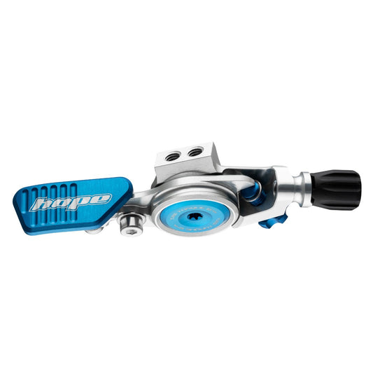 Controlo de espigão de selim HOPE Silver/Blue