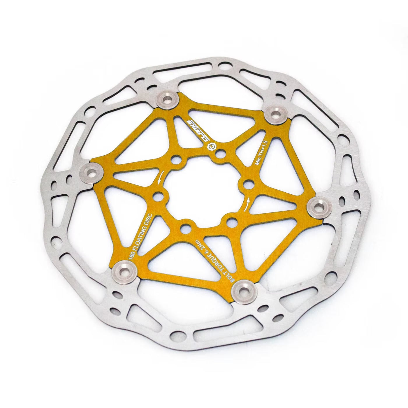 Disco flutuante CLARKS 6 Hole Gold