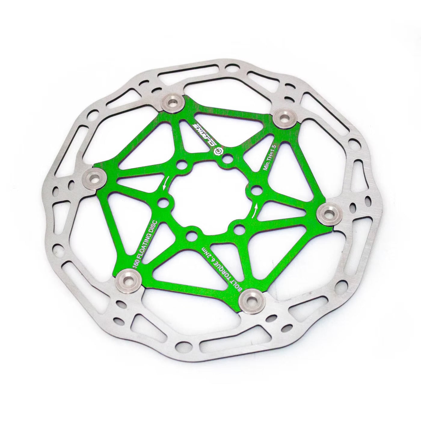 CLARKS Disco flutuante de 6 furos Verde