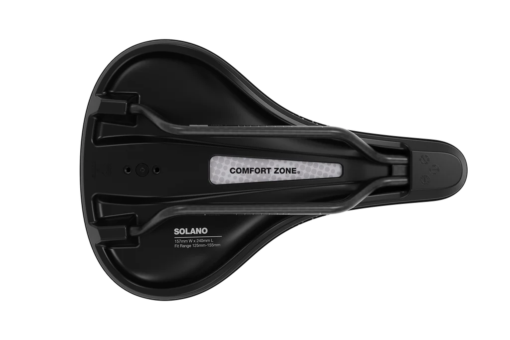 Selim WTB SOLANO SL 157mm Carris de carbono Preto