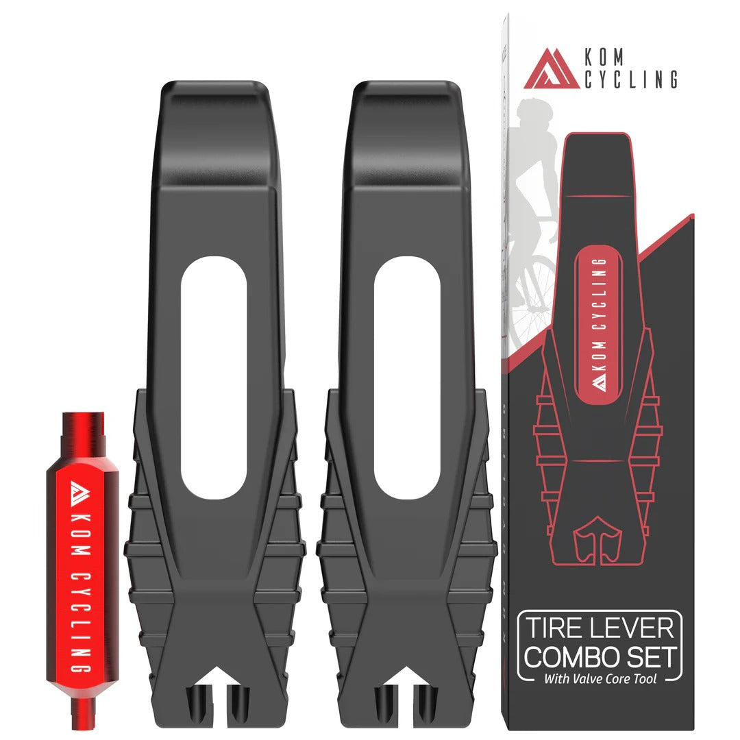 Combo de remoção de pneus e válvulas KOM CYCLING