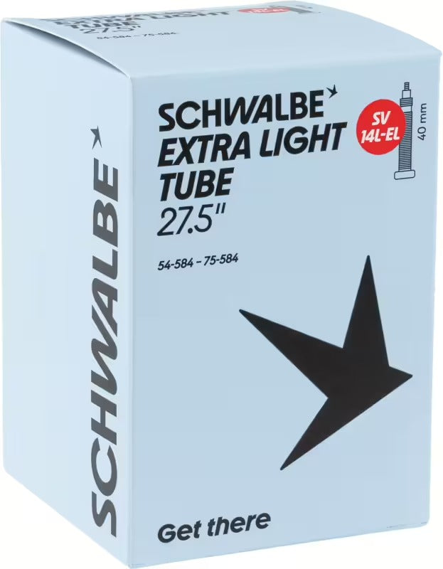 Câmara de ar SCHWALBE EXTRA LIGHT SV 14L 27,5/29x2,10/3 Presta 40 mm