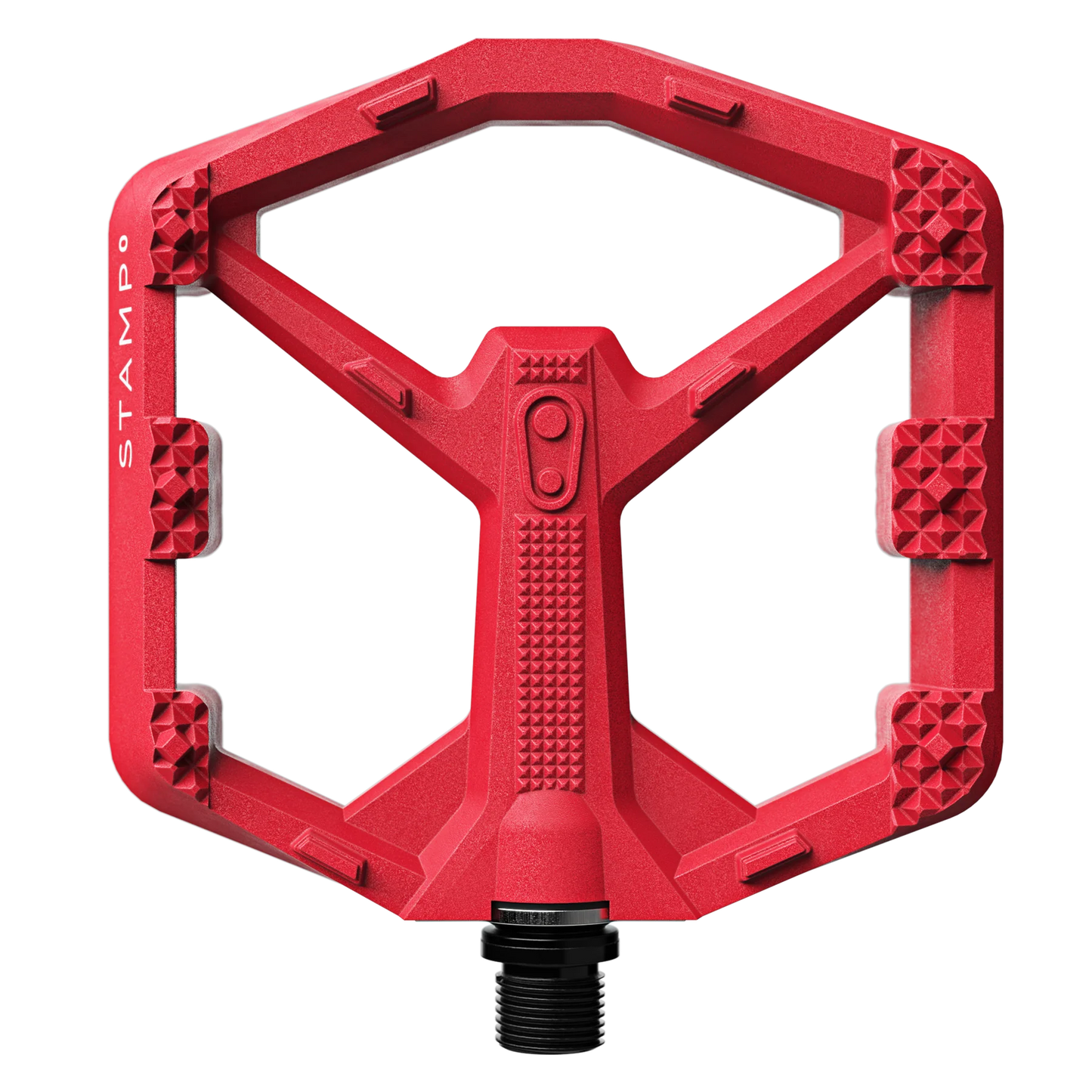 CRANKBROTHERS STAMP 0 Pedais planos pequenos Vermelho