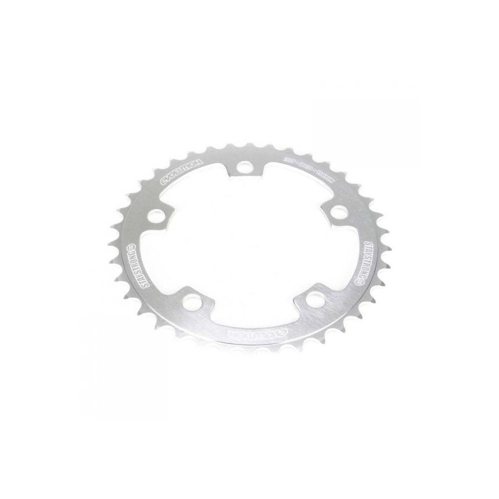 Couronne STAY STRONG 5 Trous Argent Polished