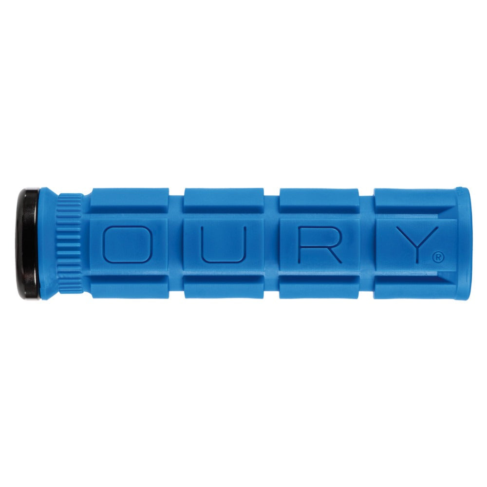 Punhos azuis OURY Lock-on V2 135mm