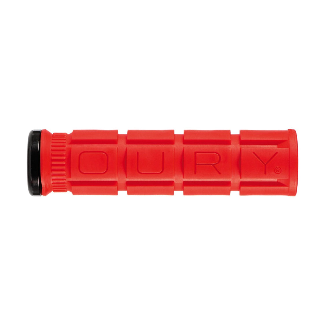 Grips OURY Lock-on V2 135mm Vermelho