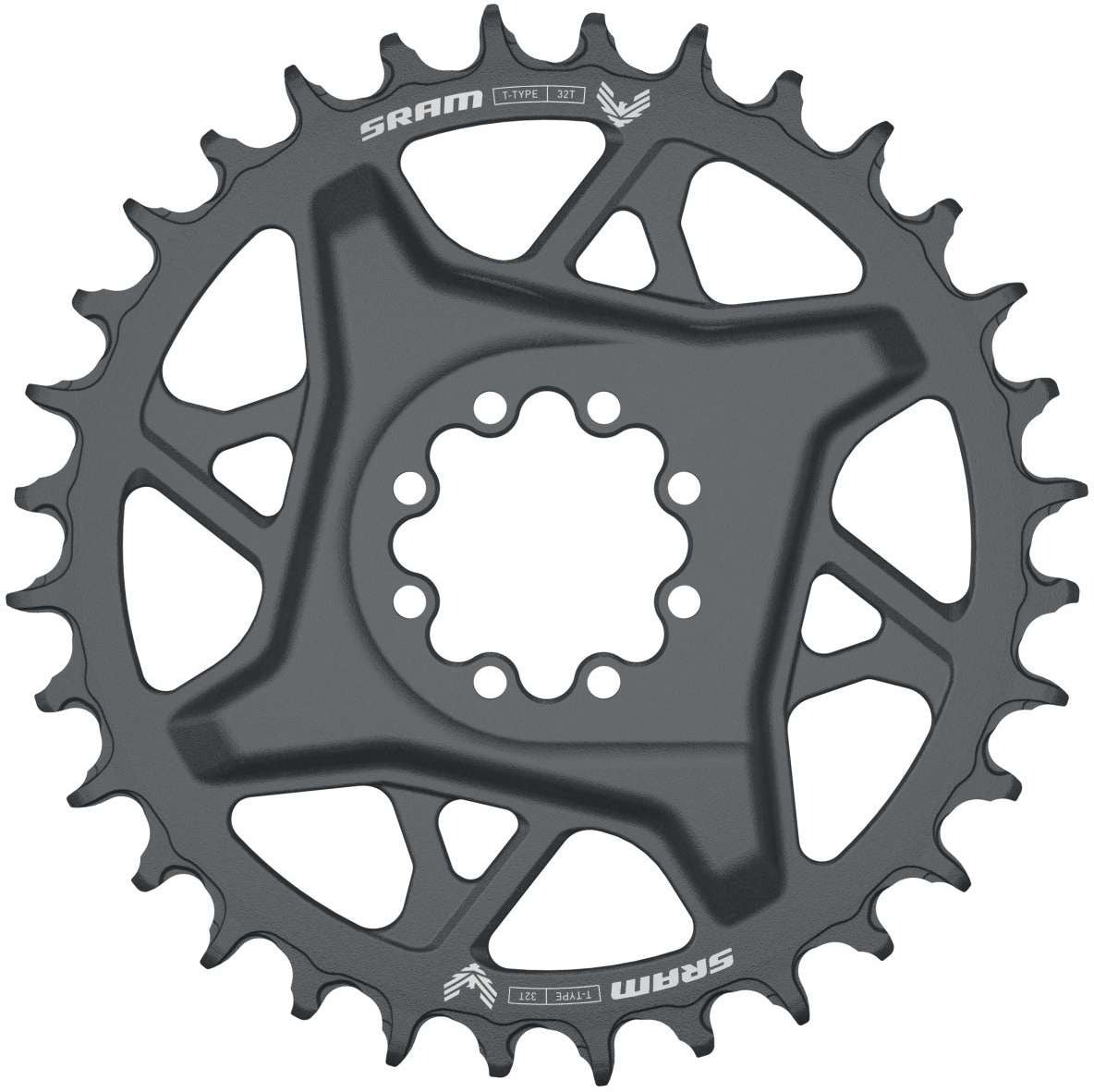 Prato Mono SRAM GX T-Type EAGLE BOOST 12V DM, desvio de 3 mm, cinzento