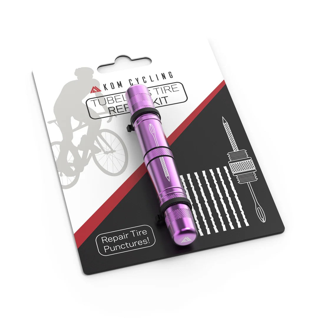Kit de reparação KOM CYCLING Tubeless Violeta