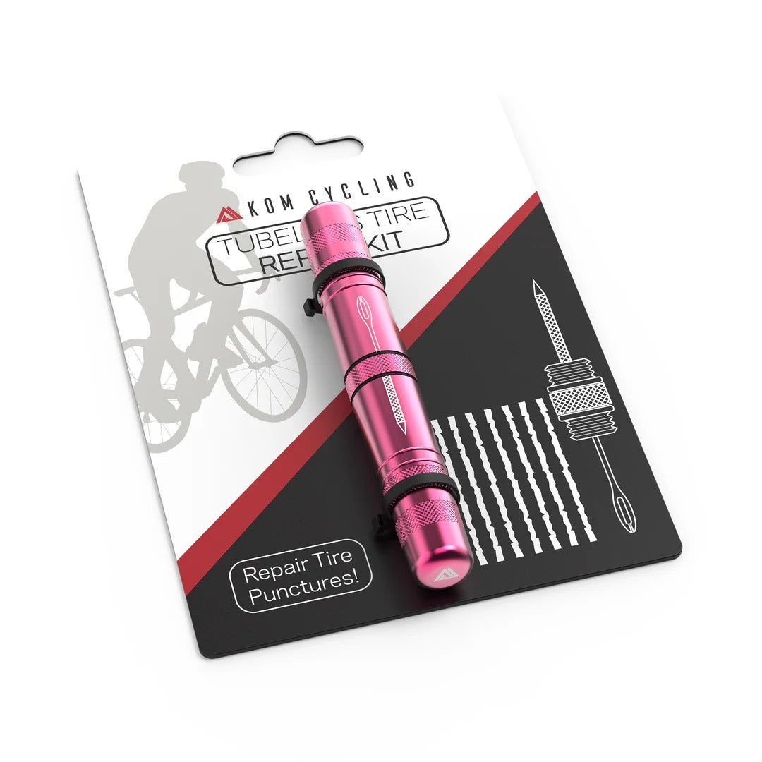 Kit de reparação KOM CYCLING Tubeless Rosa