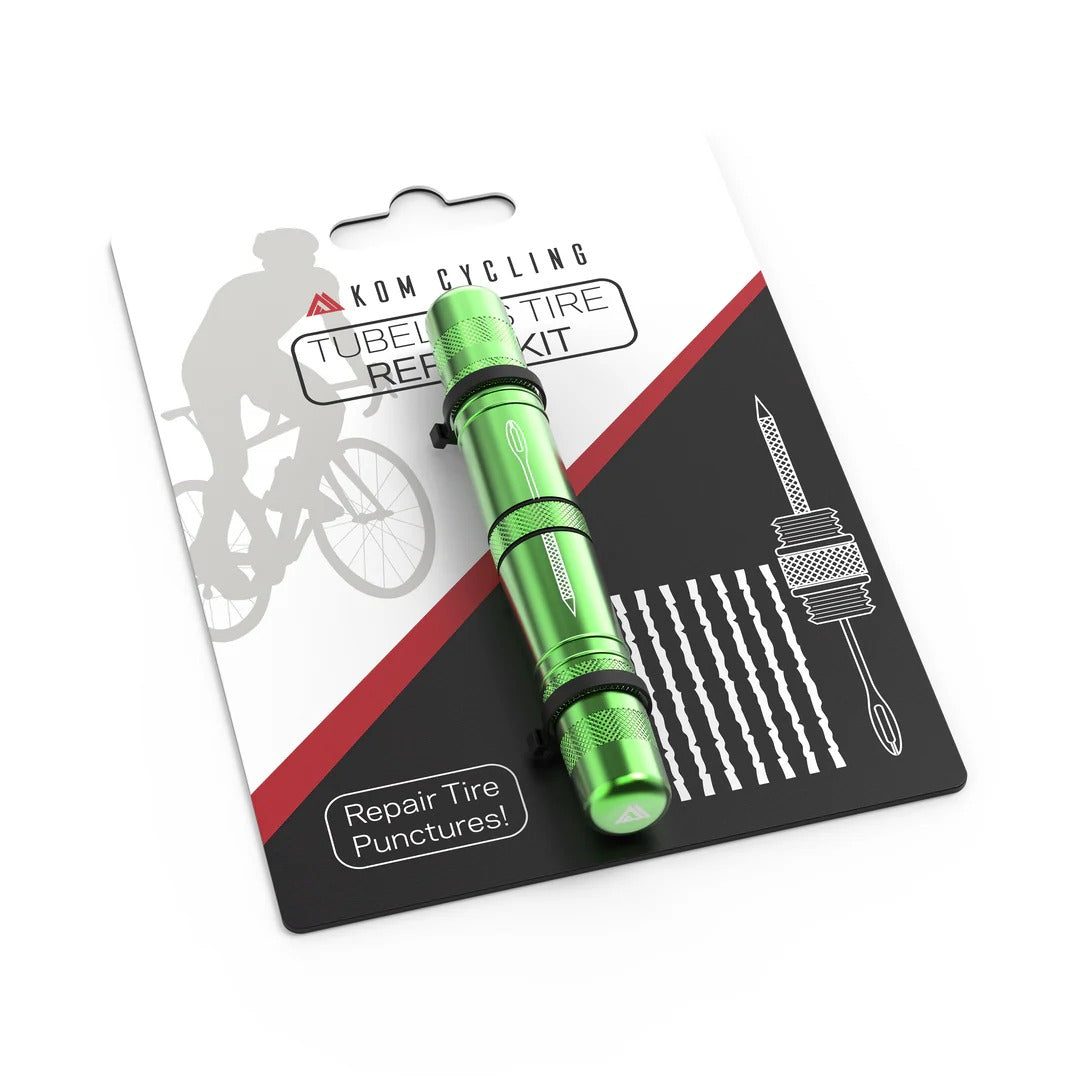 Kit de reparação KOM CYCLING Tubeless Verde