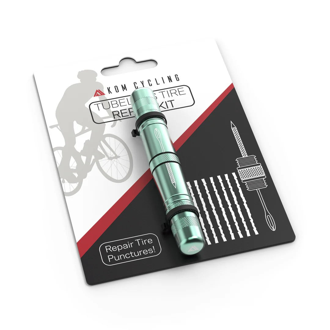 Kit de reparação Tubeless Celeste da KOM CYCLING