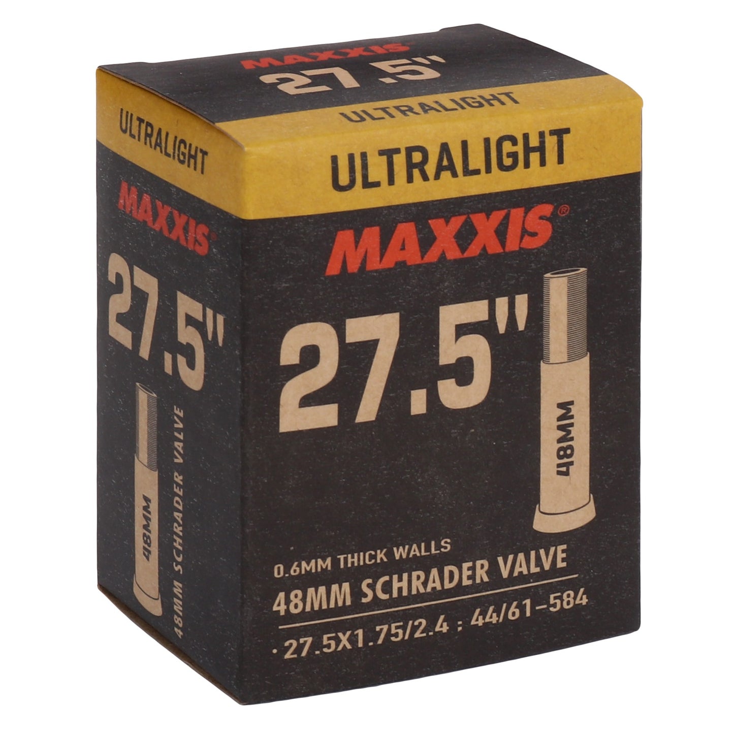 Tubo interior MAXXIS ULTRALIGHT 27,5x1,75/2,4 Schrader