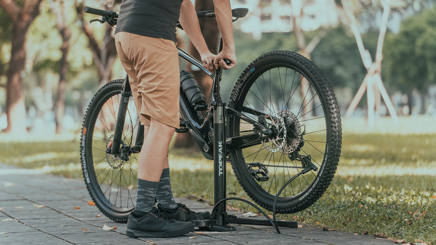 Bomba de pé TOPEAK JOE BLOW MOUTAIN EX Preto