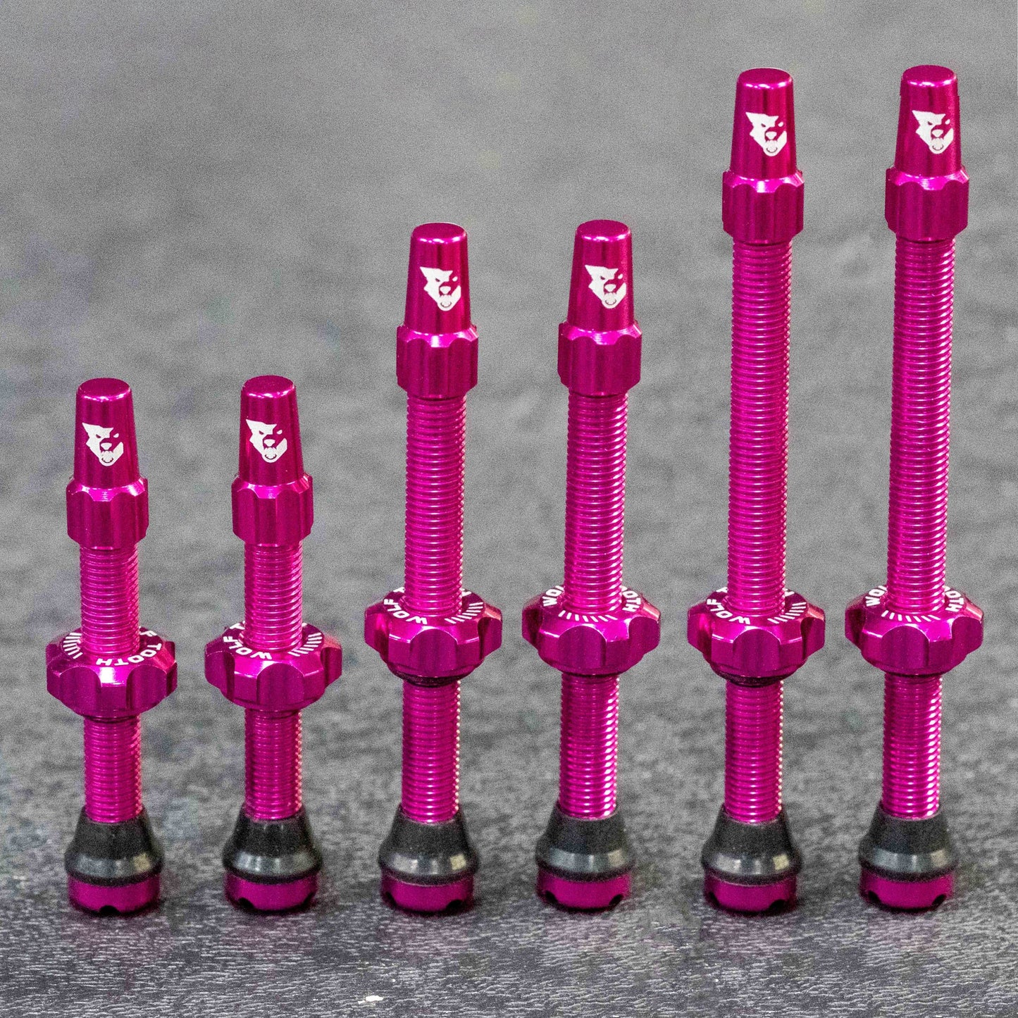 Conjunto de 2 válvulas tubeless WOLF TOOTH cor-de-rosa