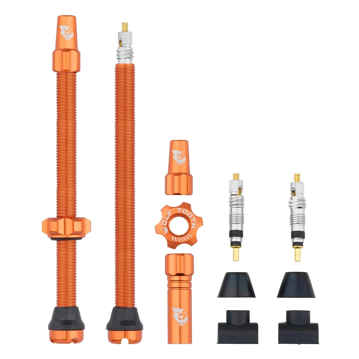 Conjunto de 2 válvulas sem câmara de ar WOLF TOOTH Orange