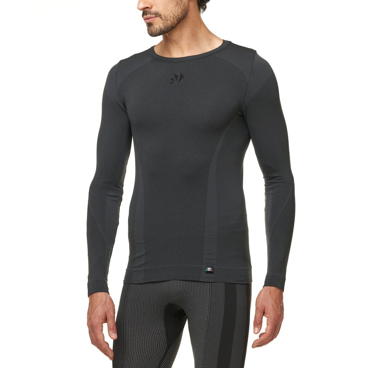 SIXS TS2 V2 Roupa interior de manga comprida Preto