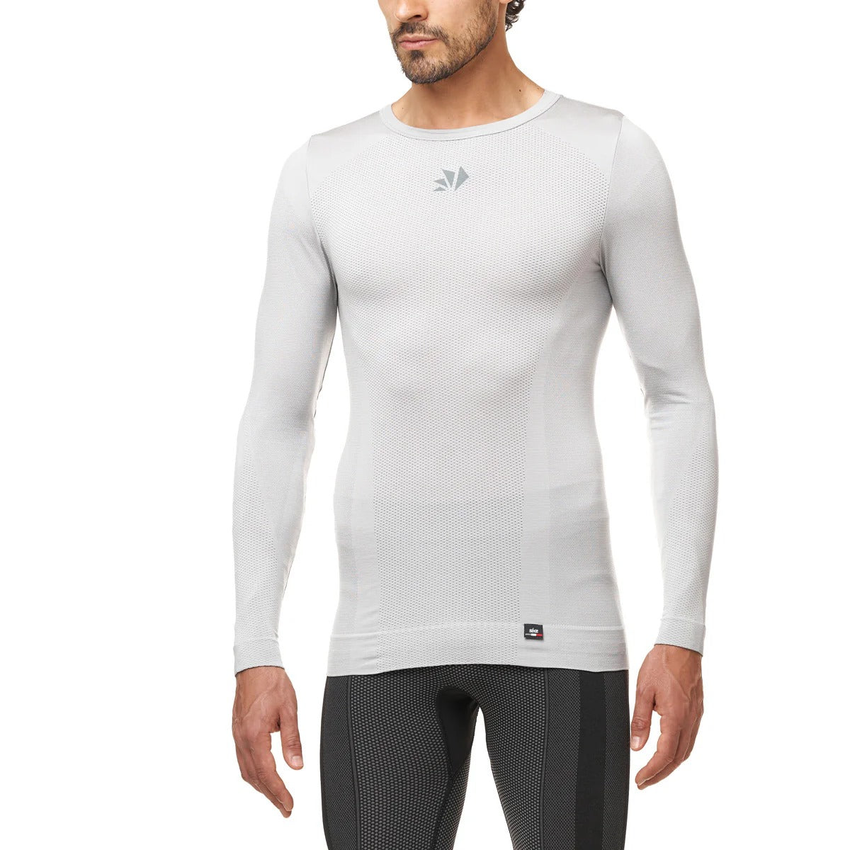 SIXS TS2 V2 Roupa interior de manga comprida Preto Branco