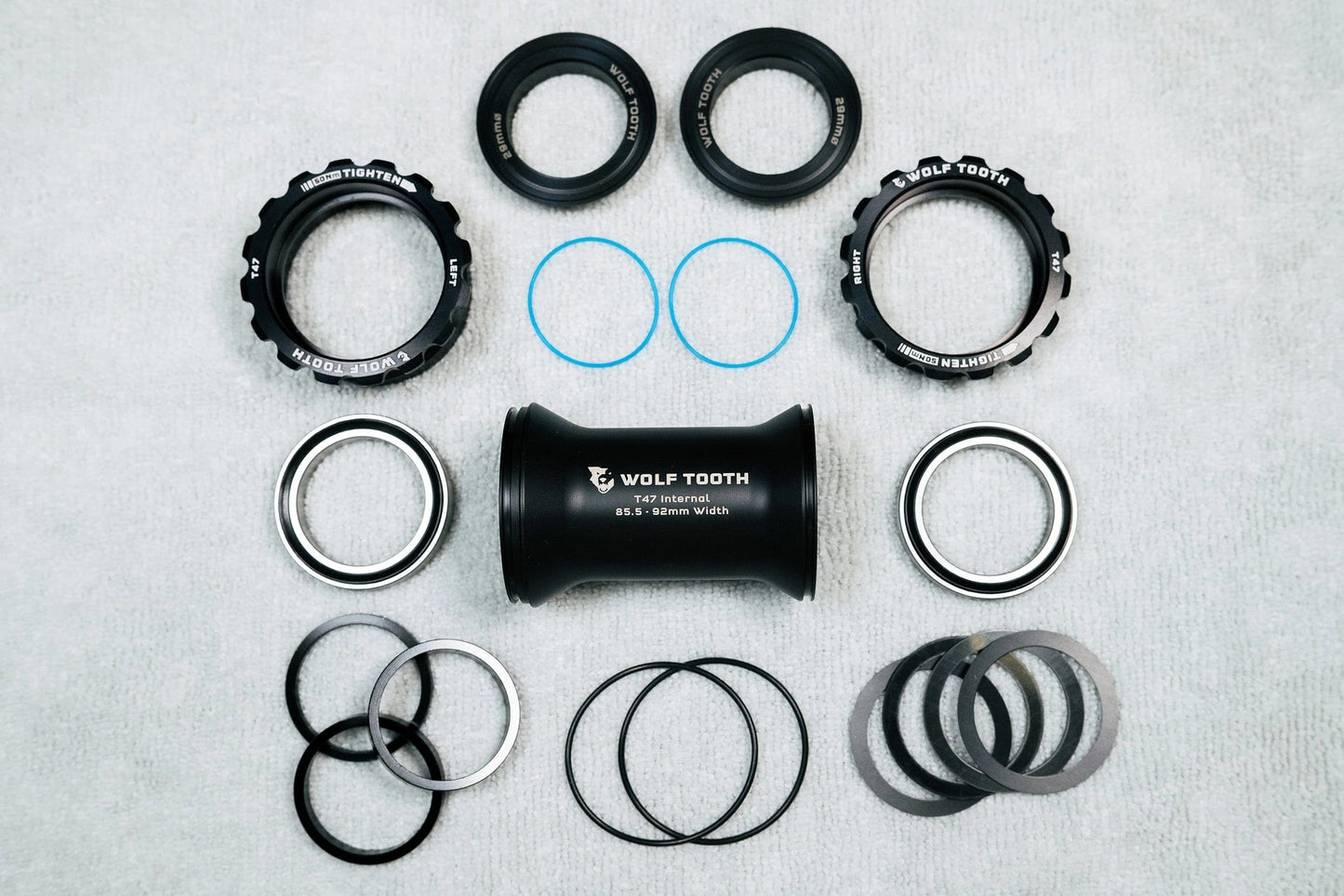 Pedaleira preta WOLFTOOTH T47 30mm