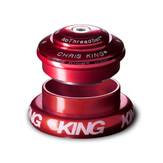Cabeças semi-integradas/externas CHRIS KING INSET 7 1"1/8-1.5" ZS44/EC44 Vermelho