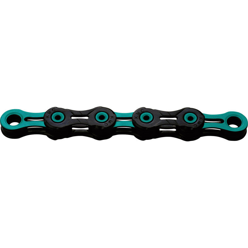 Corrente encerada 12V KMC DLC12 Preto/Turquesa