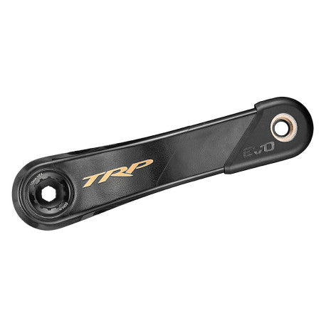 Pedaleira de carbono TRP EVO 12 M9050 Preto/Dourado