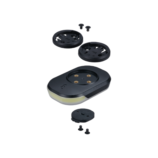 Farol dianteiro BBB SLICE 300 com inserção de GPS GARMIN WAHOO