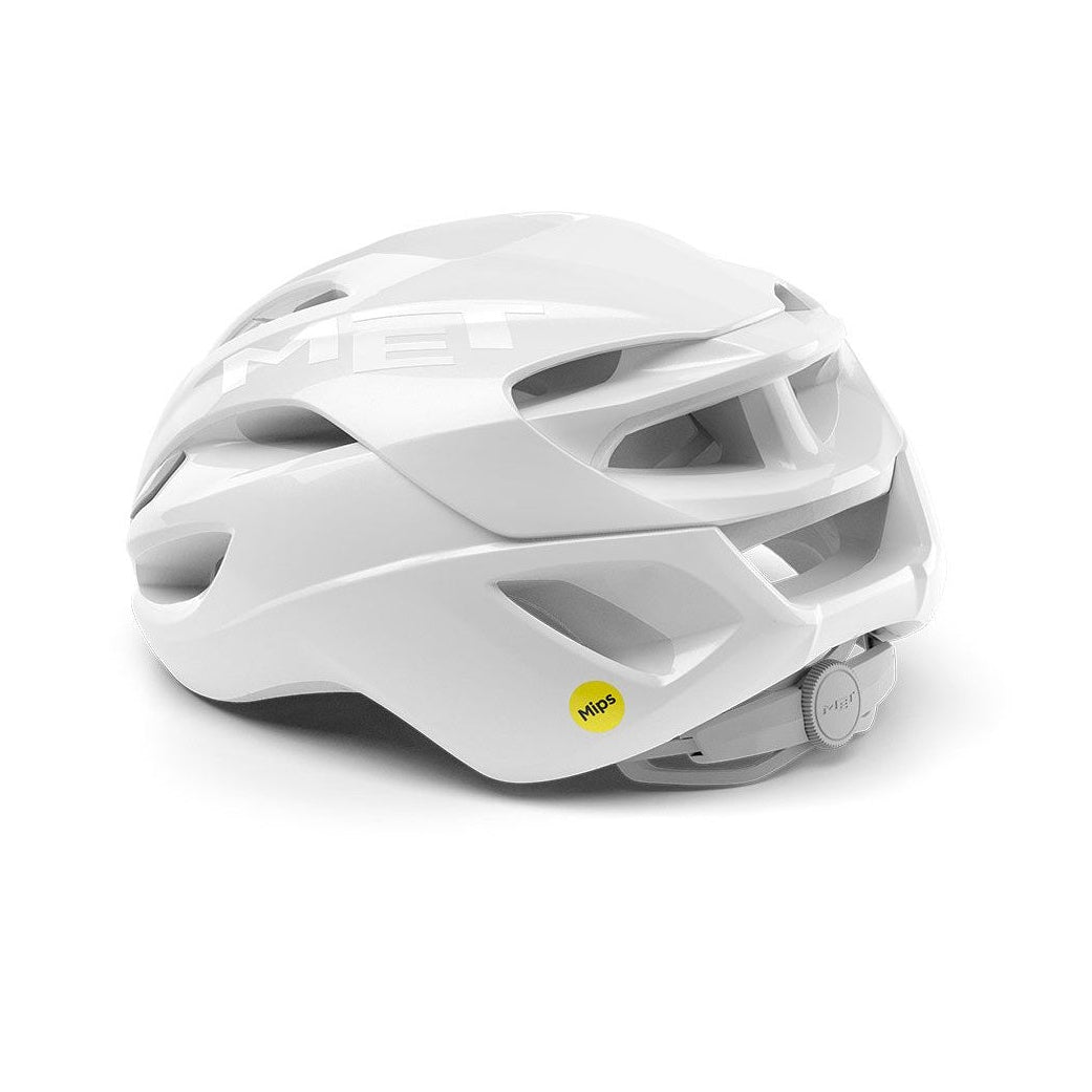 Capacete de estrada MET RIVALE MIPS Absolute White de edição limitada