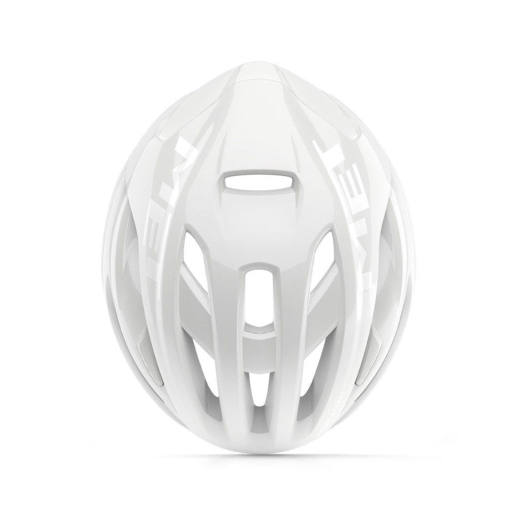 Capacete de estrada MET RIVALE MIPS Absolute White de edição limitada