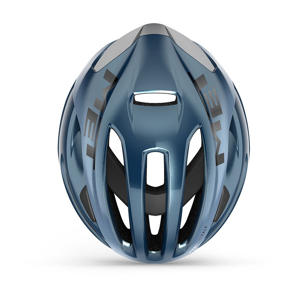 Capacete de estrada MET RIVALE MIPS Prata