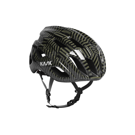 Capacete de estrada KASK MOJITO CUBED CAMO Preto/Verde