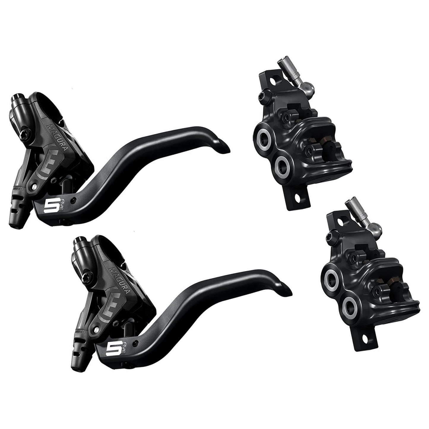 Par de travões MAGURA MT5 Discless Preto