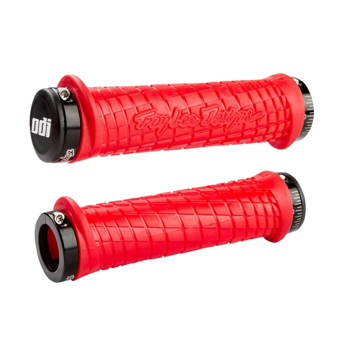 Punhos ODI TROY LEE DESIGNS Lock-On 130 mm Vermelho