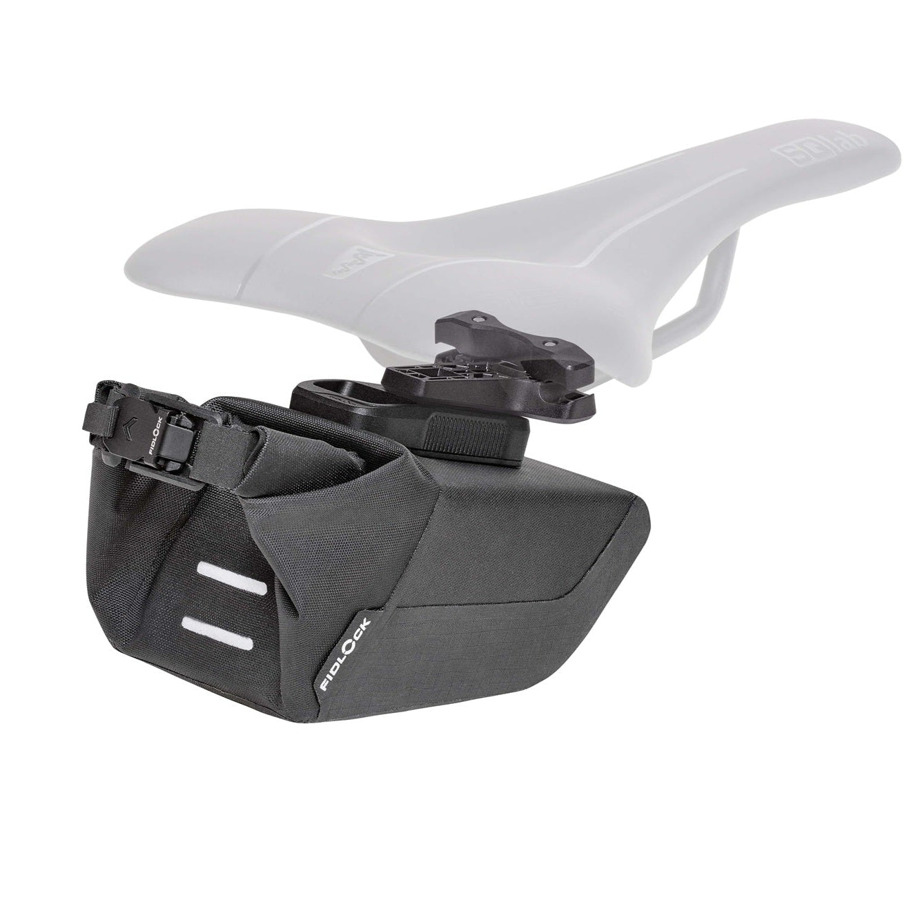 Saco de selim + Suporte FIDLOCK PINCLIP SET Preto
