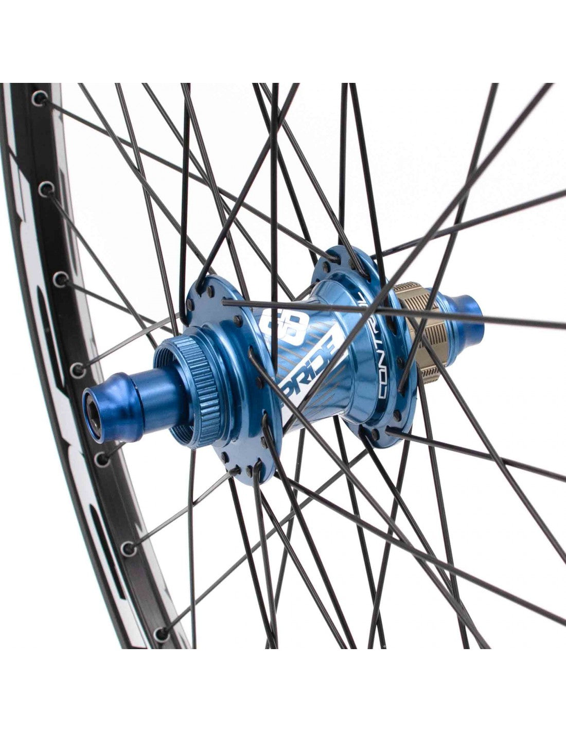 Par de Rodas PRIDE 24" (507mm) Control V1 V-Brake/Disc Eixos 20/10mm Azul