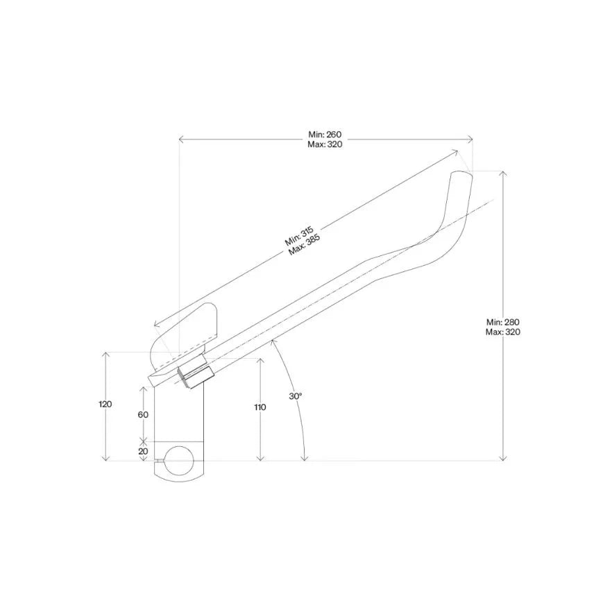 Extensões DEDA PARABOLICA PRO