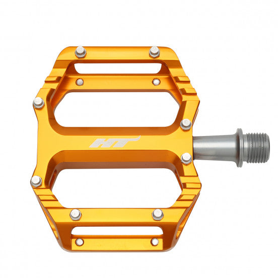 HT COMPONENTS AR09 Pedais planos laranja