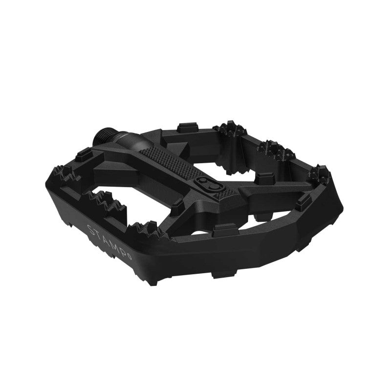 CRANKBROTHERS STAMP 0 Pedais planos largos Preto