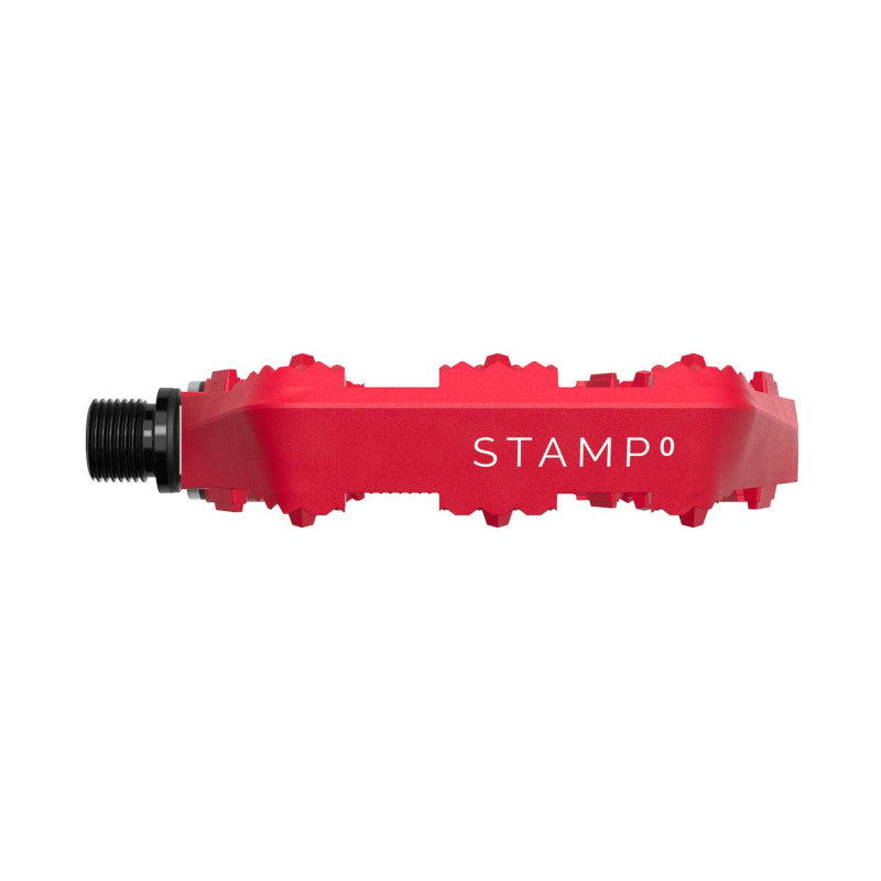 CRANKBROTHERS STAMP 0 Pedais planos pequenos Vermelho