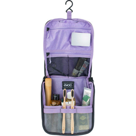 Saco de toilette EVOC WASH POUCH Preto/Púrpura